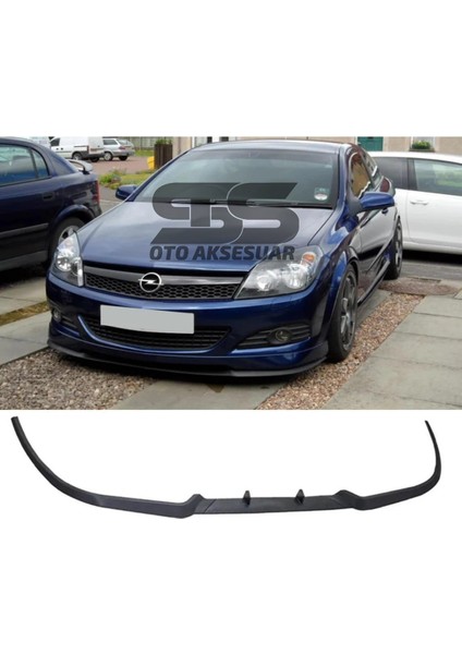 Fruens Opel Astra H Cupra R Uyumlu Ön Lip Mat Siyah Ön Tampon Lip