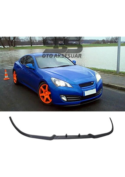 Fruens Hyundai Genesis Coupe Cupra R Uyumlu Ön Lip Mat Siyah Ön Tampon Lip