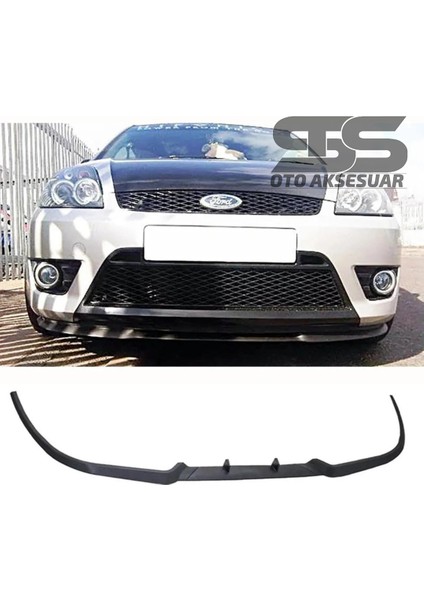 Ford Fiesta 2002-2008 Cupra R Uyumlu Ön Lip Mat Siyah Ön Tampon Lip