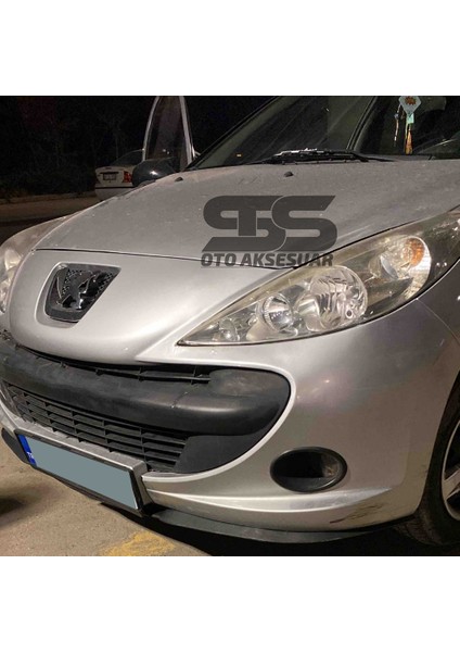 Fruens Peugeot 307 Cupra R Uyumlu Ön Lip Mat Siyah Ön Tampon Lip
