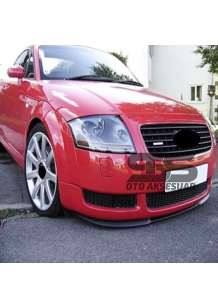 Fruens Audi Tt Mk1 8n 98-06 Cupra R Uyumlu Ön Lip Mat Siyah Ön Tampon Lip