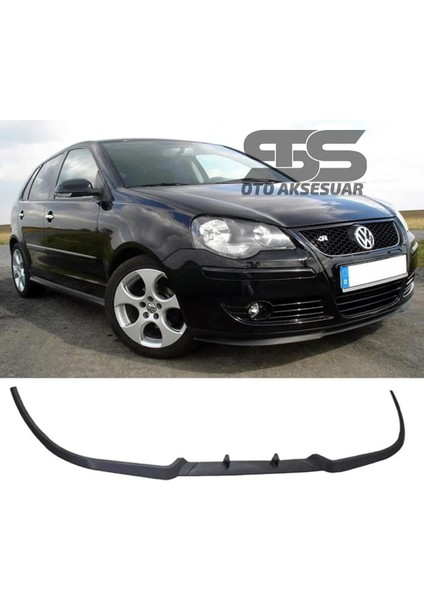 Fruens Polo 9n 2000-2005 Cupra R Uyumlu Ön Lip Mat Siyah Ön Tampon Lip