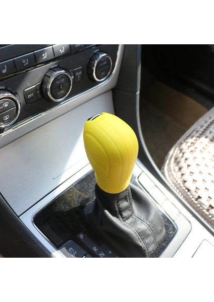 Fruens Dsg Vites Topuzu Kılıfı - Volkswagen Skoda Golf Passat Octavia Superb Leon Dsg Vites Topuzu Kılıfı Sarı