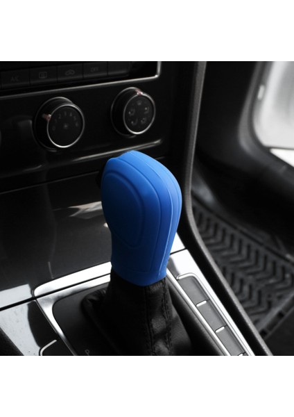 Fruens Dsg Vites Topuzu Kılıfı - Volkswagen Skoda Golf Passat Octavia Superb Leon Dsg Vites Topuzu Kılıfı Mavi