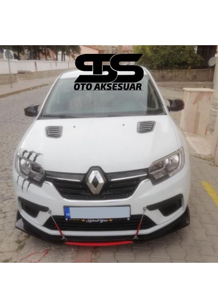 Fruens Renault Symbol Thalia Uyumlu Piano Black Kaput Üstü Havalandırma Izgarası