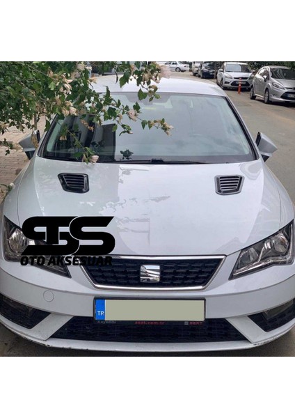 Fruens Seat Leon Mk3 Uyumlu Piano Black Kaput Üstü Havalandırma Izgarası