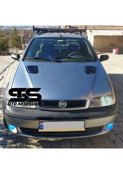 Fruens Fiat Albea Uyumlu Piano Black Kaput Üstü Havalandırma Izgarası