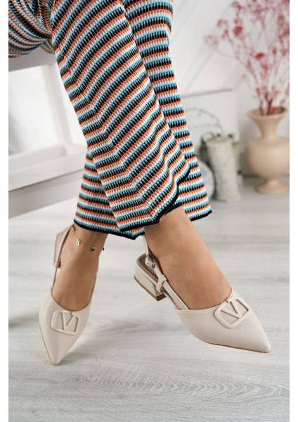 Suins Della Kadın Kısa Topuklu Ayakkabı V Tokalı Ayakkabı modelleri
