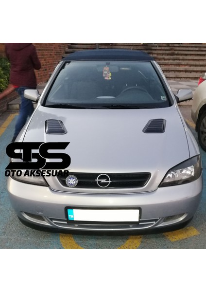 Fruens Opel Astra Uyumlu Piano Black Kaput Üstü Havalandırma Izgarası