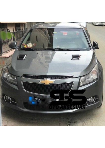 Fruens Chevrolet Cruze Uyumlu Piano Black Kaput Üstü Havalandırma Izgarası