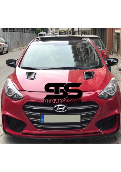 Fruens Hyundai I30 Uyumlu Piano Black Kaput Üstü Havalandırma Izgarası