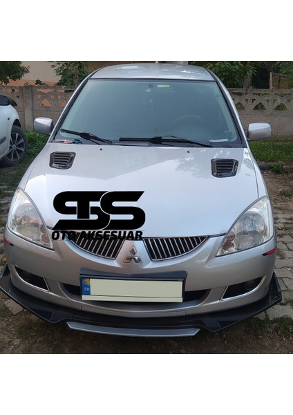 Fruens Mitsubish Lancer Uyumlu Piano Black Kaput Üstü Havalandırma Izgarası