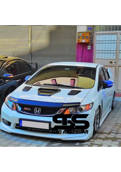 Fruens Honda Civic Fb7 Uyumlu Piano Black Kaput Üstü Havalandırma Izgarası