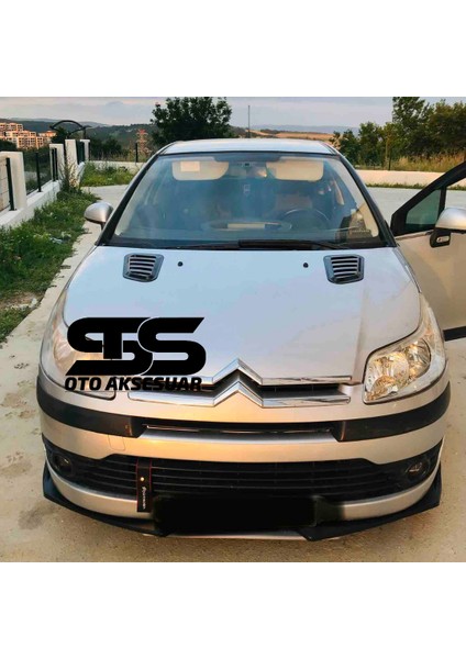 Fruens Citroen C4 Uyumlu Piano Black Kaput Üstü Havalandırma Izgarası