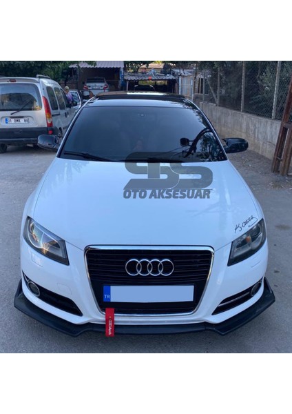 Fruens Audi A3 8p Batman Yarasa Ayna Kapağı Piano Black / 2008-2012