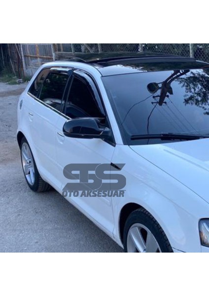 Fruens Audi A3 8p Batman Yarasa Ayna Kapağı Piano Black / 2008-2012