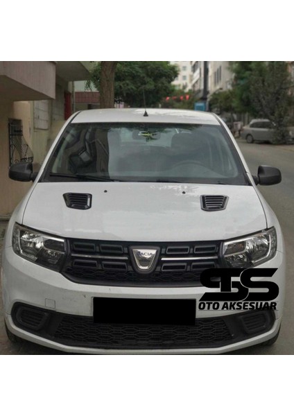 Fruens Dacia Logan Uyumlu Piano Black Kaput Üstü Havalandırma Izgarası