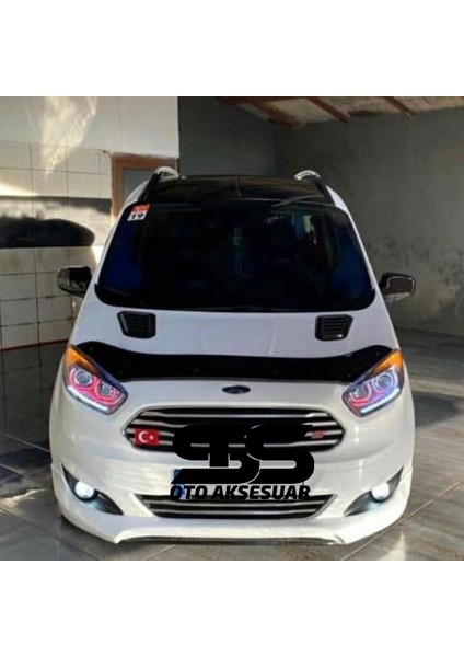 Fruens Ford Courier Uyumlu Piano Black Kaput Üstü Havalandırma Izgarası fırsatları