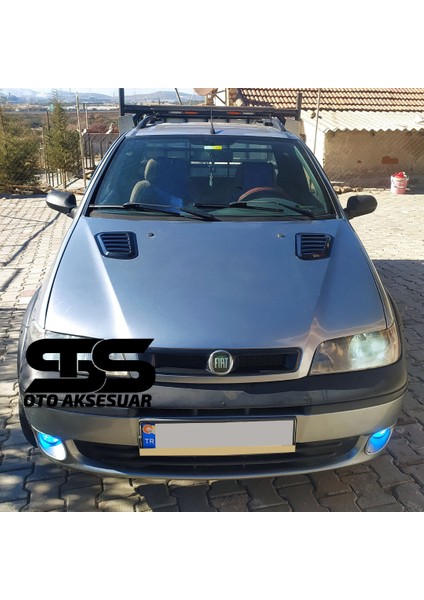 Fruens Fiat Palio Uyumlu Piano Black Kaput Üstü Havalandırma Izgarası