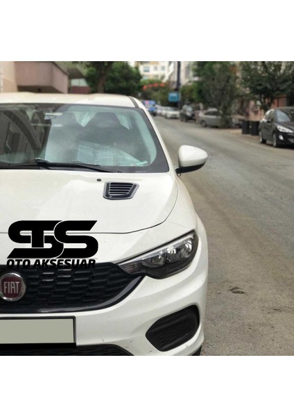 Fruens Fiat Egea Uyumlu Piano Black Kaput Üstü Havalandırma Izgarası