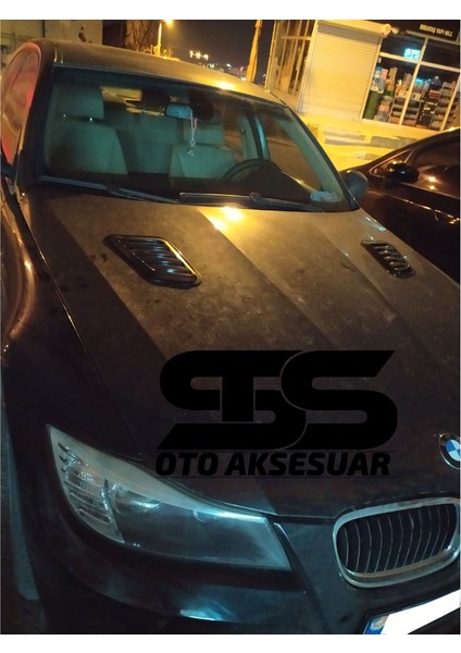 Fruens Bmw E90 Uyumlu Piano Black Kaput Üstü Havalandırma Izgarası