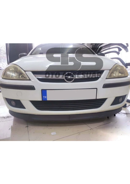 Fruens  Opel Corsa C Lip Üniversal 2 Parça Astra H Tipi Esnek Tampon Eki