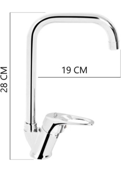 Mutfak Köşe Evye Batarya Musluğu DNZ1298 fiyatları