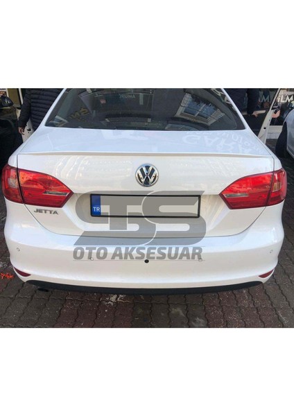 Wv Jetta Mk6 Bagaj Üstü Slim Spoiler Piano Black Parlak Beyaz