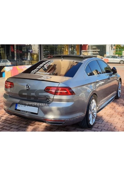  Volkswagen Passat B8  8.5 Bagaj Üstü Black Piano Spoiler