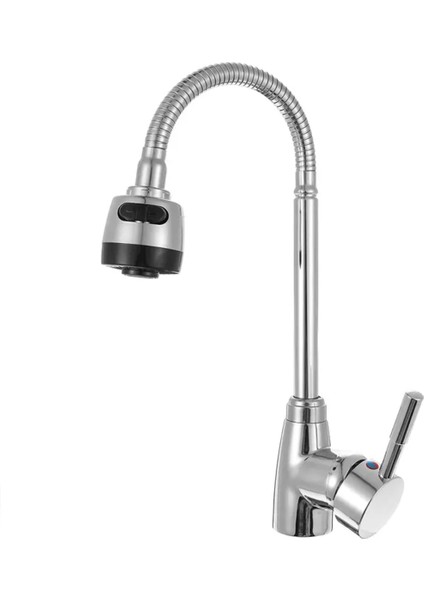 Kca Krom Oynar Borulu2 Fonksiyonlu Mutfak Eviye Bataryası Musluğu modelleri