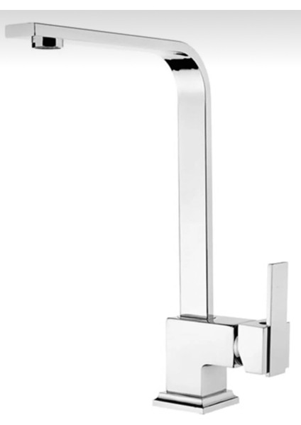 Kca Krom Kare Lüx Mutfak Eviye Bataryası Ağır Gövde