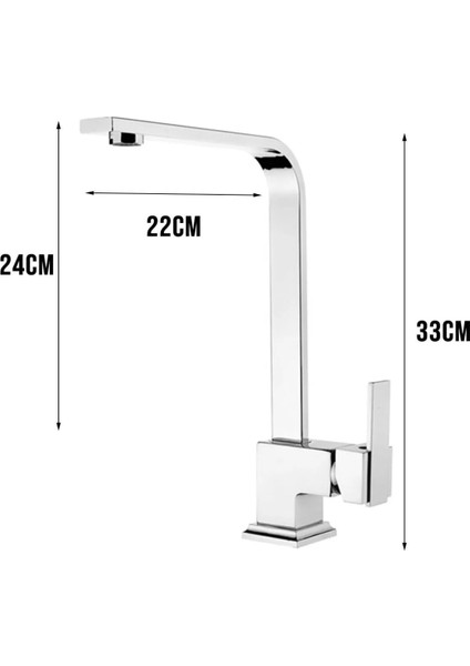 Kca Krom Kare Lüx Mutfak Eviye Bataryası Ağır Gövde fiyatları