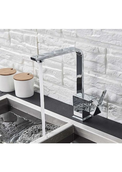 Kca Krom Kare Lüx Mutfak Eviye Bataryası Ağır Gövde indirimleri