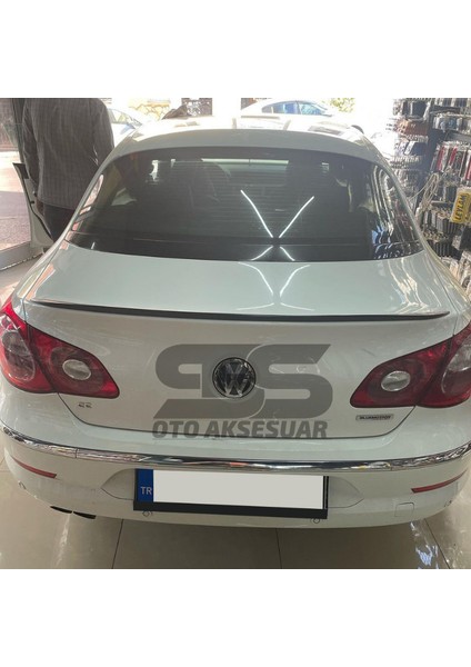 Volkswagen Vw cc Bagaj Üstü Slim Spoiler Piano Black Parlak Siyah