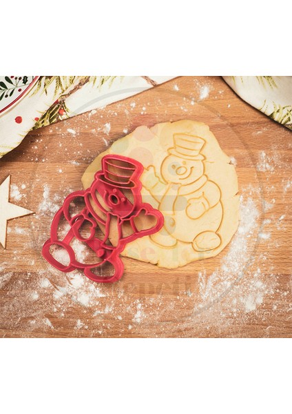 Kardan Adam Kurabiye Kalıbı