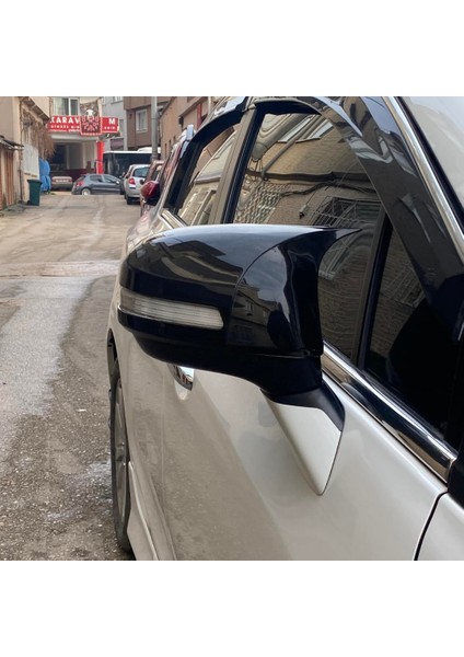 Fruens Honda Civic Fb7 2012-2016 Batman Yarasa Ayna Kapağı Piano Black Abs Plastik modelleri