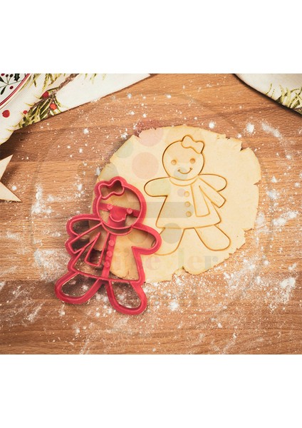 Gingerbread Girl Kurabiye Kalıbı