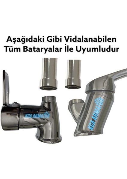 Mutfak Batarya Musluk Borusu Yerli Üretim Paslanmaz