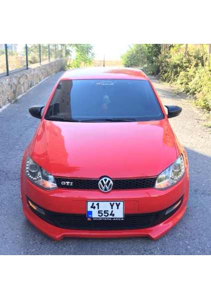 Fruens Volksvogen Polo 6r-6c 2009-2017 Batman Yarasa Ayna Kapağı Piano Black Abs Plastik