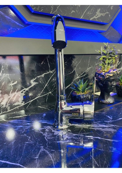Lüx Delta Mix Kuğu Lavabo Batarya