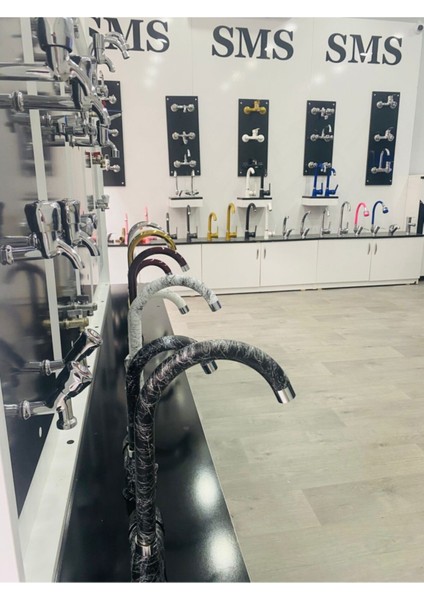 Lüx Delta Mix Kuğu Lavabo Batarya