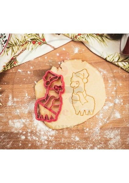 Yılbaşı Lama Kurabiye Kalıbı