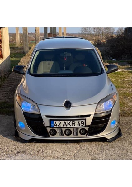 Fruens  Renault Megane 3 Batman Yarasa Ayna Kapağı Piano Black Abs Plastik