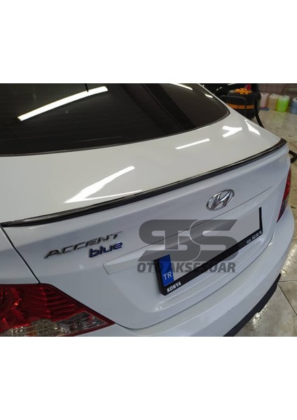 Hyundai Accent Blue Bagaj Üstü Slim Spoiler Parlak Siyah