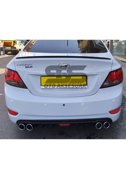 Hyundai Accent Blue Bagaj Üstü Slim Spoiler Parlak Siyah