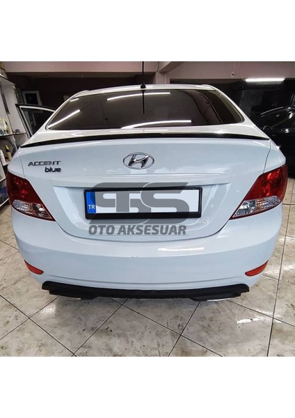 Hyundai Accent Blue Bagaj Üstü Slim Spoiler Parlak Siyah