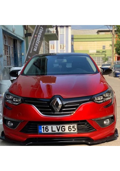 Fruens  Renault Megane 4 Batman Yarasa Ayna Kapağı Piano Black Abs Plastik