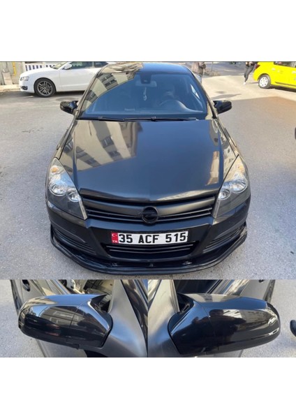 Fruens  Opel Astra H 2004-2008 Batman Yarasa Ayna Kapağı Piano Black Abs Plastik