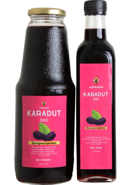 Karadut Özü 700 gr + Karadut Özü 1400 gr