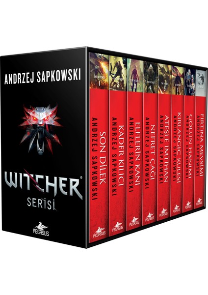 The Witcher Serisi Kutulu Özel Set 8 Kitap - Andrzej Sapkowski